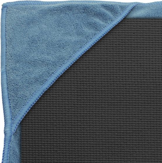 CampTeck U6829 Microfibre Yoga Towel for Yoga Mat (184x62cm) Non Slip Yoga Towel for Hot Yoga, Bikram Yoga & Power Yoga with Carrying Bag – Blue - Image 3
