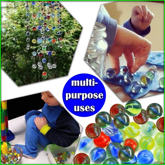 ARSUK Cat's Eye Glass Marble Runs, Comes in a bag, Protection against damage, Sports Toys & Outdoor Games (40 Pcs Colour Marble) - Image 4