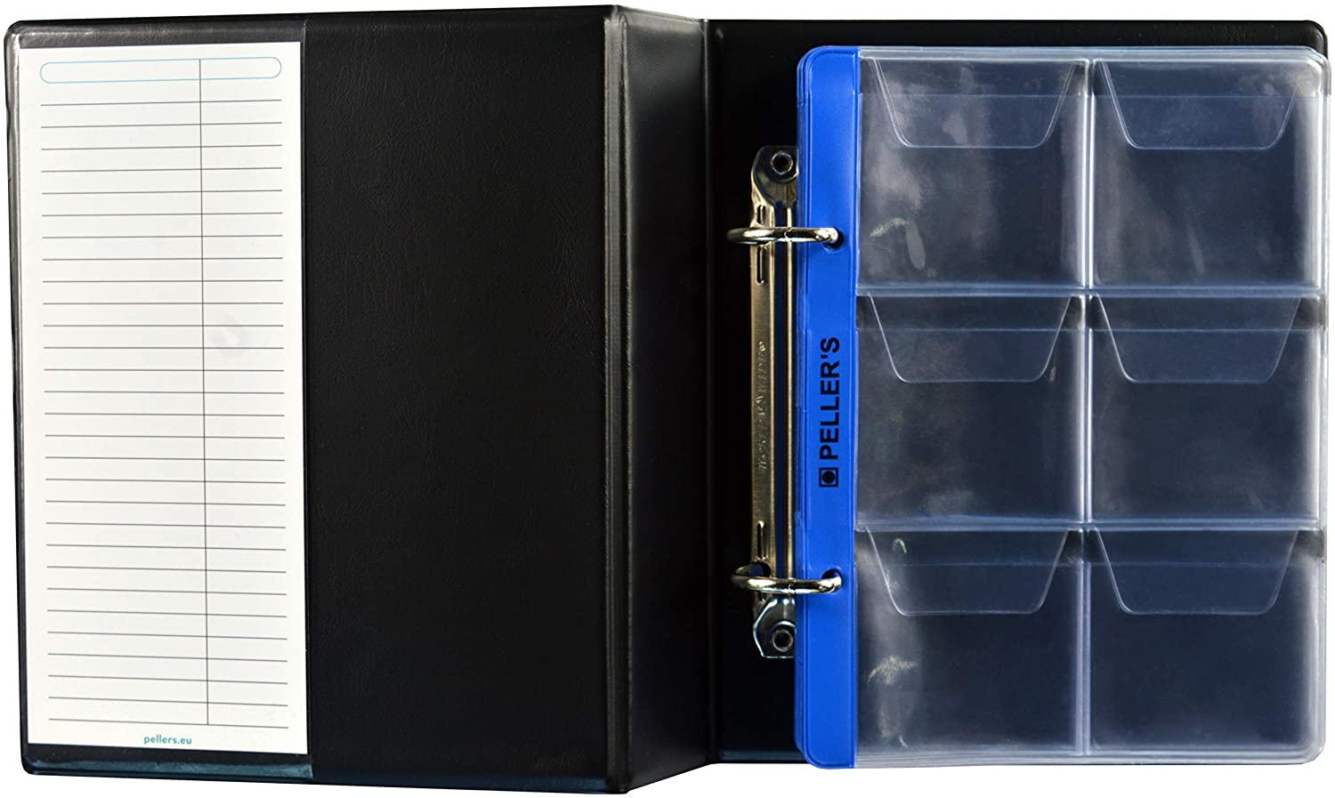 Collection Album, 60 Pockets for Big Coins up to 1.89" (48mm): £5 Pounds, Chips, Geocaching. 10 Sheets. Coin album S