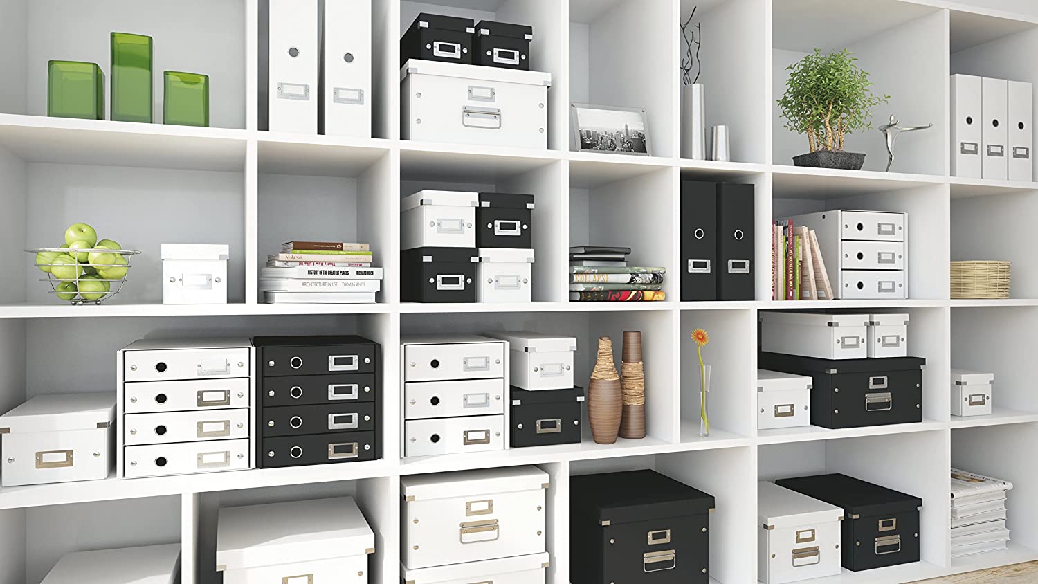 Leitz A3 Storage Box, Click and Store Range, Large, Black, 60454095 - Image 4