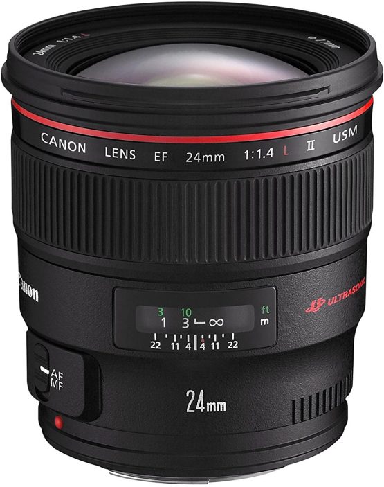 Canon Fixed Focal Length EF 24 mm f/1.4L II USM Lens - Image 3
