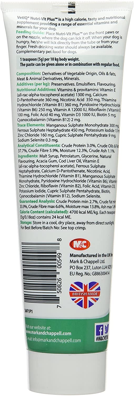 VETIQ Nutri-Vit Plus Vitamin Supplement Paste For Dogs & Puppies - Image 4
