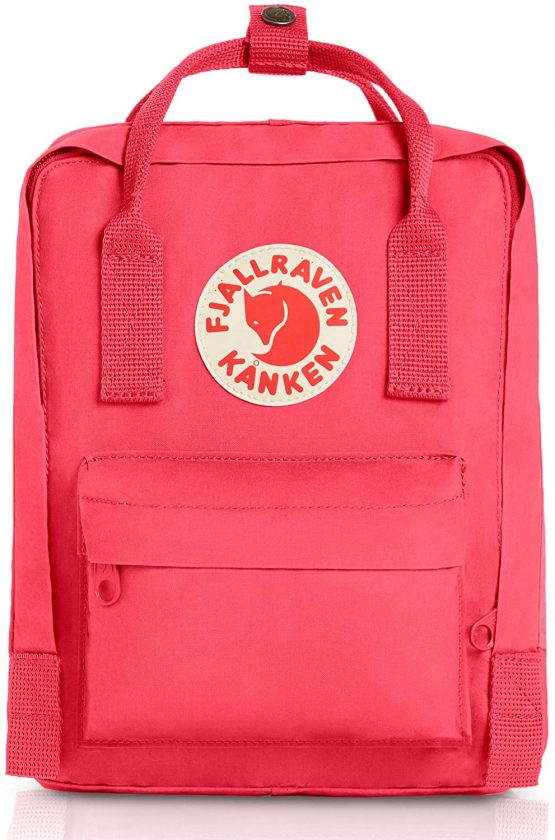 Fjallraven Kanken Mini Backpack - Peach Pink, One Size