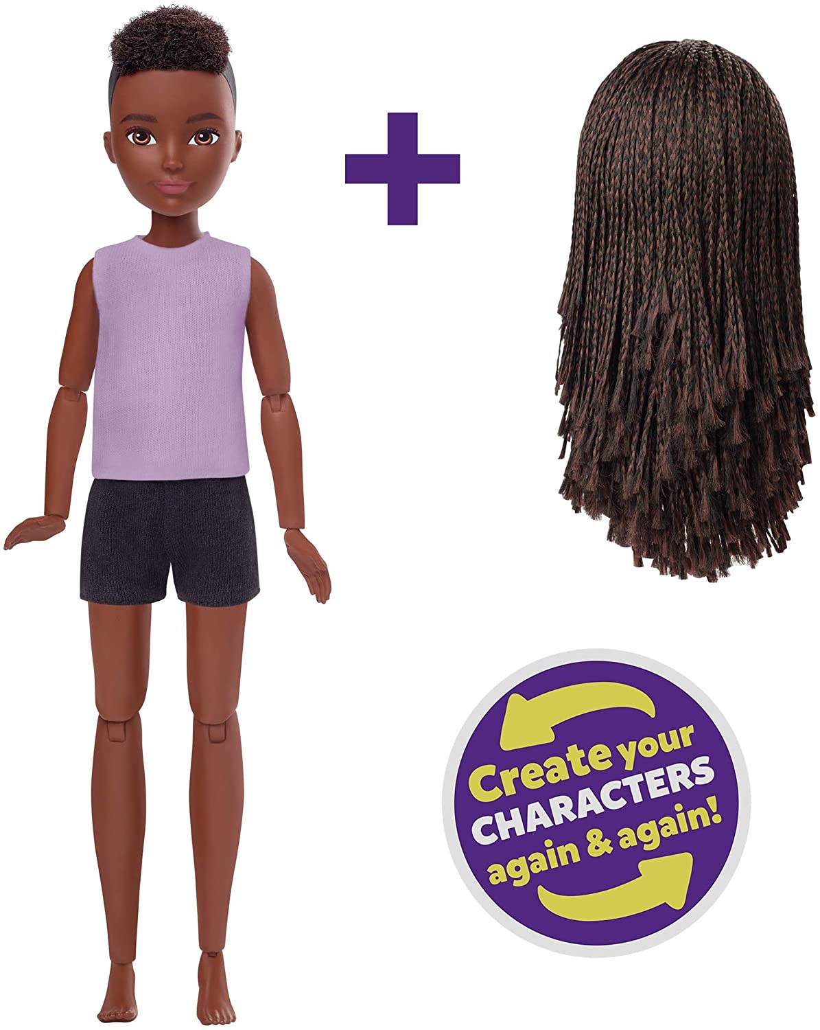 Mattel GKV42 Creatable World Character Starter Pack CS-725, Multicoloured, Medium - Image 4