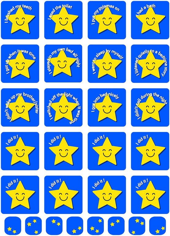 Fiesta Crafts T-2915 Magnetic Good Night Chart-Help to Sleep Toy, Various - Image 2
