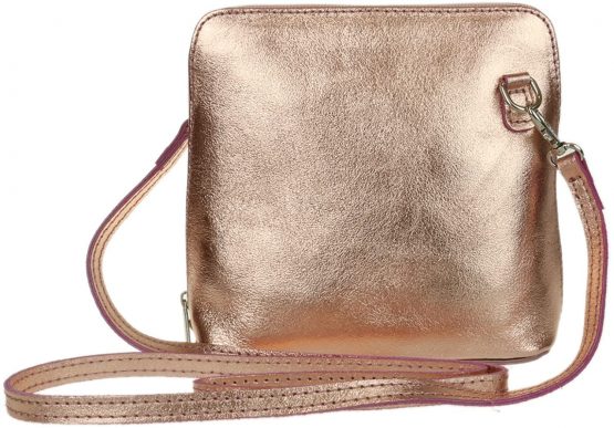 Girly HandBags Metallic Genuine Leather Cross Body Shoulder Bag