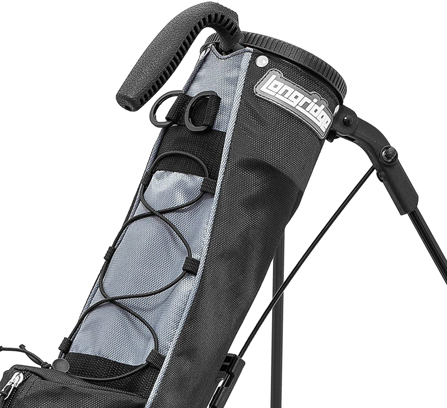 Longridge 4” Pitch & Putt Golf Stand Bag - Black - Image 2