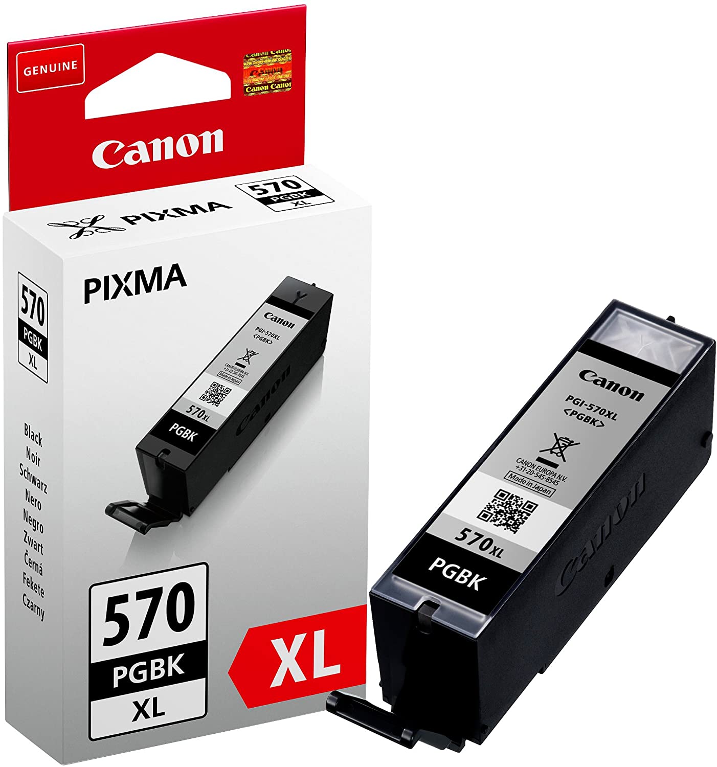 Canon Original PGI-570XL Black + CLI-571XL Black/Yellow/Magenta/Cyan (Pack of 5), Schwarz, Cyan, Magenta, Yellow, Photo-Black - Image 2