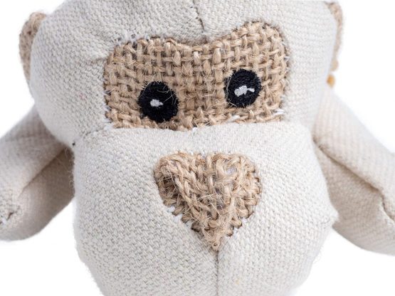 Petface Shaggy Monkey Plush Dog Toy - Image 3