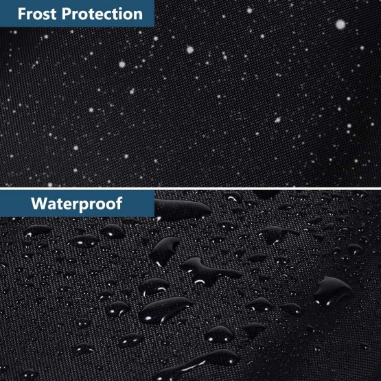 AUGOLA Outside Tap Cover for Winter, 2Pcs Tap Cosy Cover Thickened Outdoor Tap Cover Jacket Insulated Protector From Freezing Waterproof - Black - Image 4