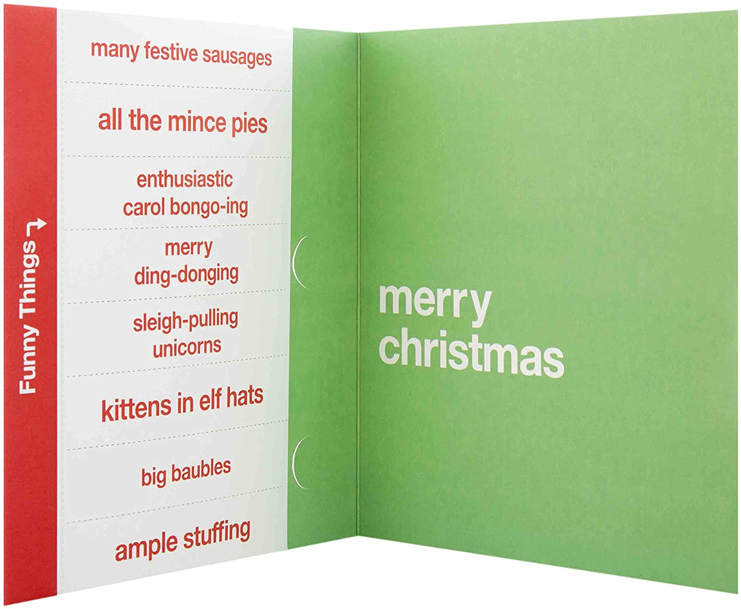 Hallmark 25485871 Medium Happy Christmas Card 'Personalise Me', Red - Image 4