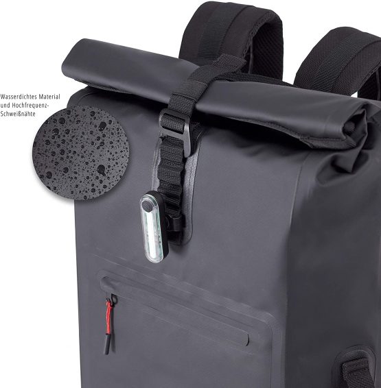 A-LAB | Model D | Waterproof Bicycle & Messenger Backpack with 15" Laptop Sleeve - Image 3