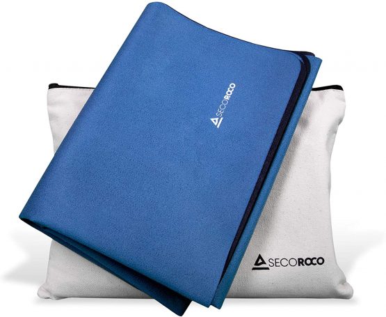 Travel mat"Seaport" made of vegan rubber, including carrying bag made of canvas - Image 3