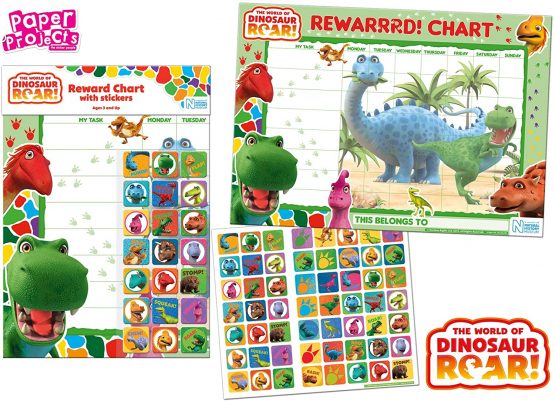 Paper Projects 01.70.30.017 Natural History Museum The World of Dinosaur Roar Reward Chart and Stickers - Image 3