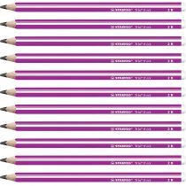 Graphite Pencil - STABILO Trio thick 2B Pink Box of 12