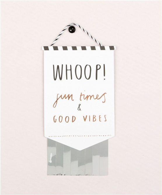 Hallmark 25490577 Fun Times Card "Whoop" - Small [Old Model]