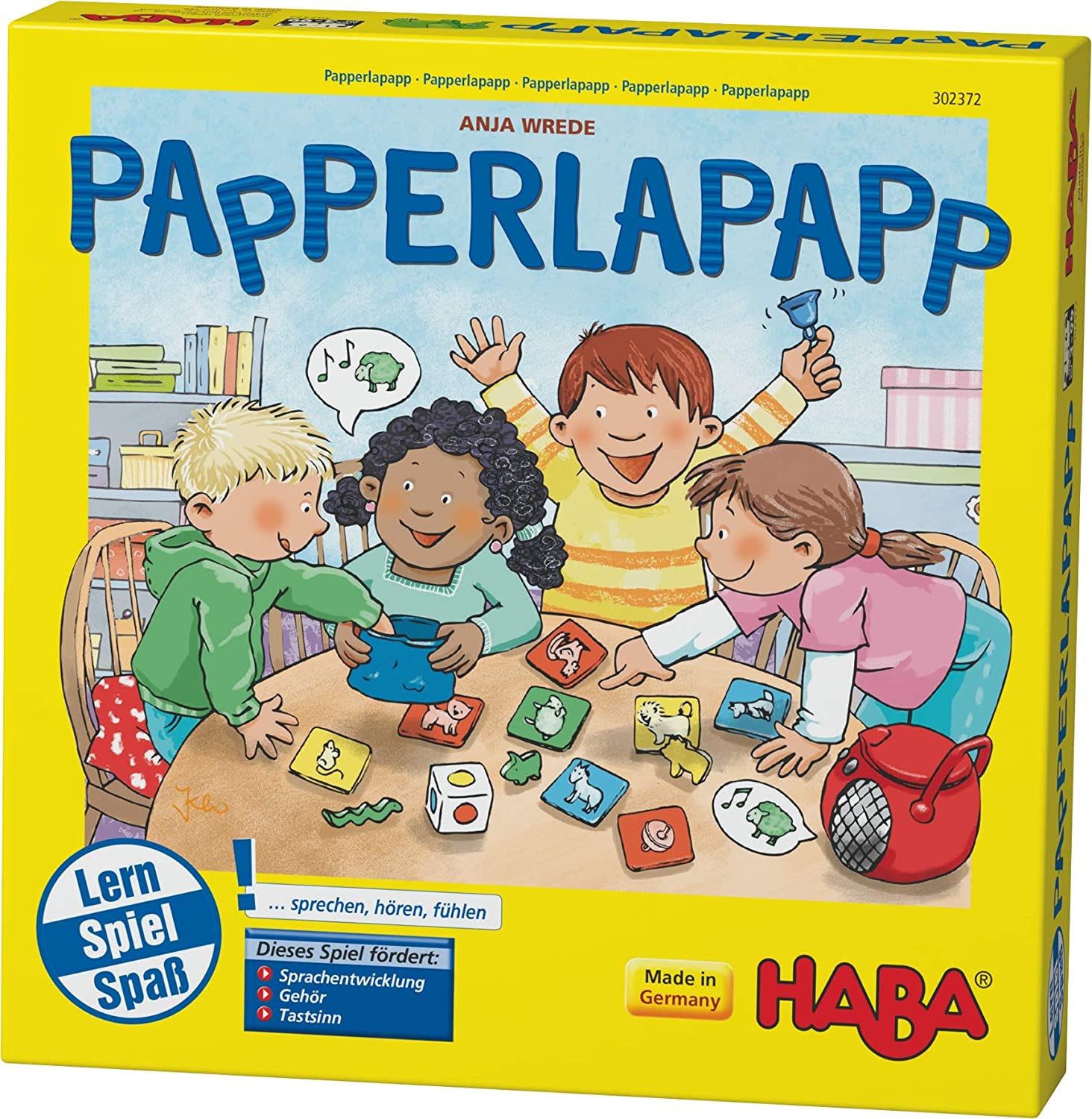 HABA 302372 Papperlapapp, Multicolor, 23.6 cm x 22.5 cm x 4.5 cm