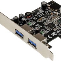 StarTech PEXUSB3S25 2 Port PCI Express (PCIe) SuperSpeed USB 3.0 Card Adapter with UASP, LP4 Power, Dual Port USB 3 PCIe Controller
