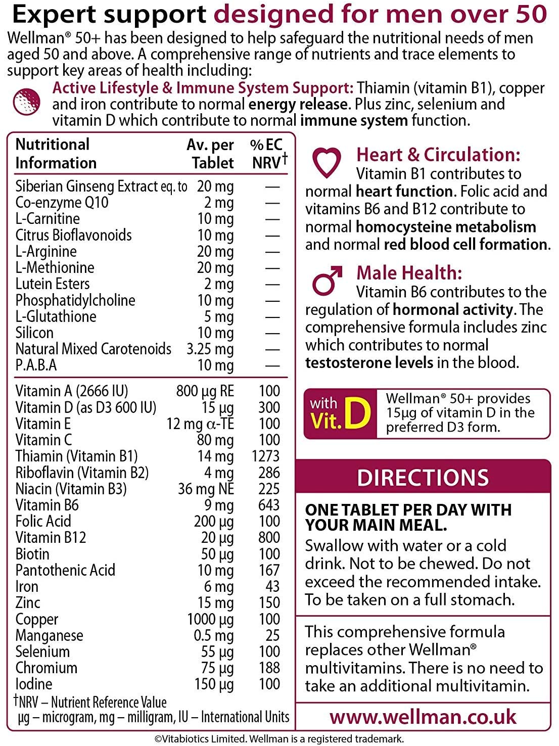 Multivitamin for Men Over 50 Years, New, 30 count (Pack of 1) - Image 3