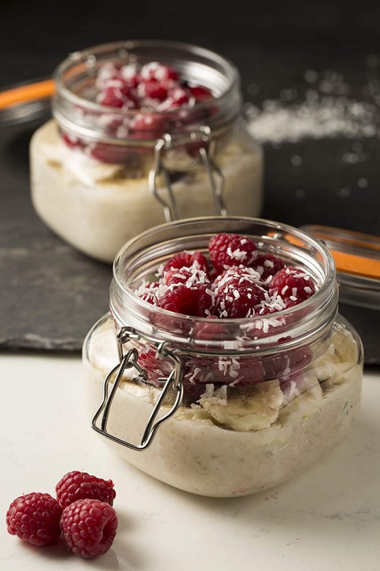 Kilner 25.51 Preserving Jar for Jam, with Square Base and Mechanic Cap Clip, Capacity: 0.5 litres - Image 2
