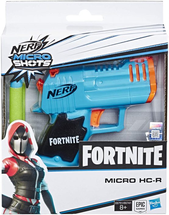 Fortnite Micro HC-R Nerf MicroShots Dart-Firing Toy Blaster and 2 Official Nerf Elite Darts For Kids, Teens, Adults - Image 2