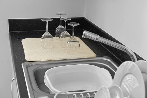 Addis 515058 Microfibre Drying Mat-Cream, Fabric, W:40 x D:45 - Image 4