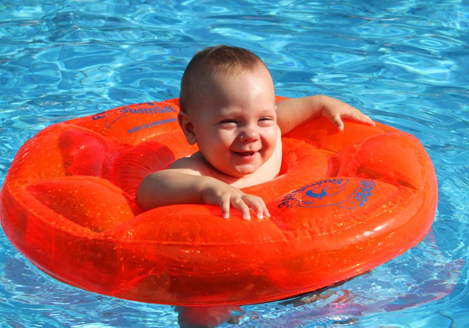 Flipper SwimSafe 1040 Swimming Seat for Babies from 3 Months, Swimming Aid with 3 Air Chambers and Without Straps - Image 4