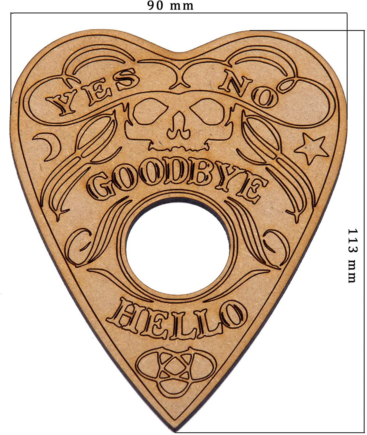 Ouija Spirit Board game with Planchette and detailed instruction for Spirit Hunt, Multicolor, A4 - Image 3