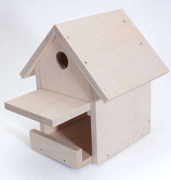 Siva Toys 466 Siva ''Birch Wooden Birdhouse Kit '', Multi Colour - Image 4