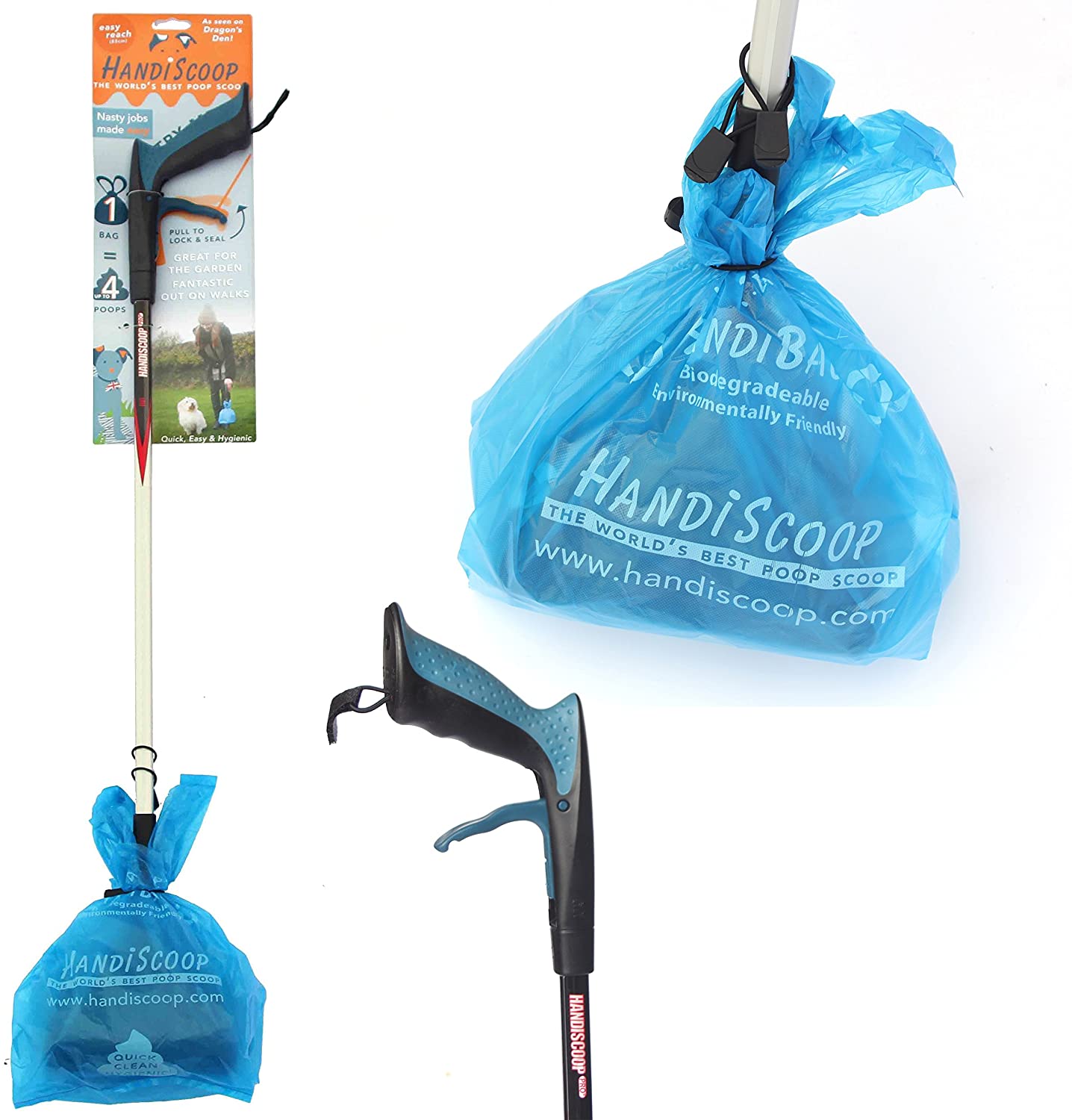HandiScoop Easy Reach Poop Scoop 85 cm