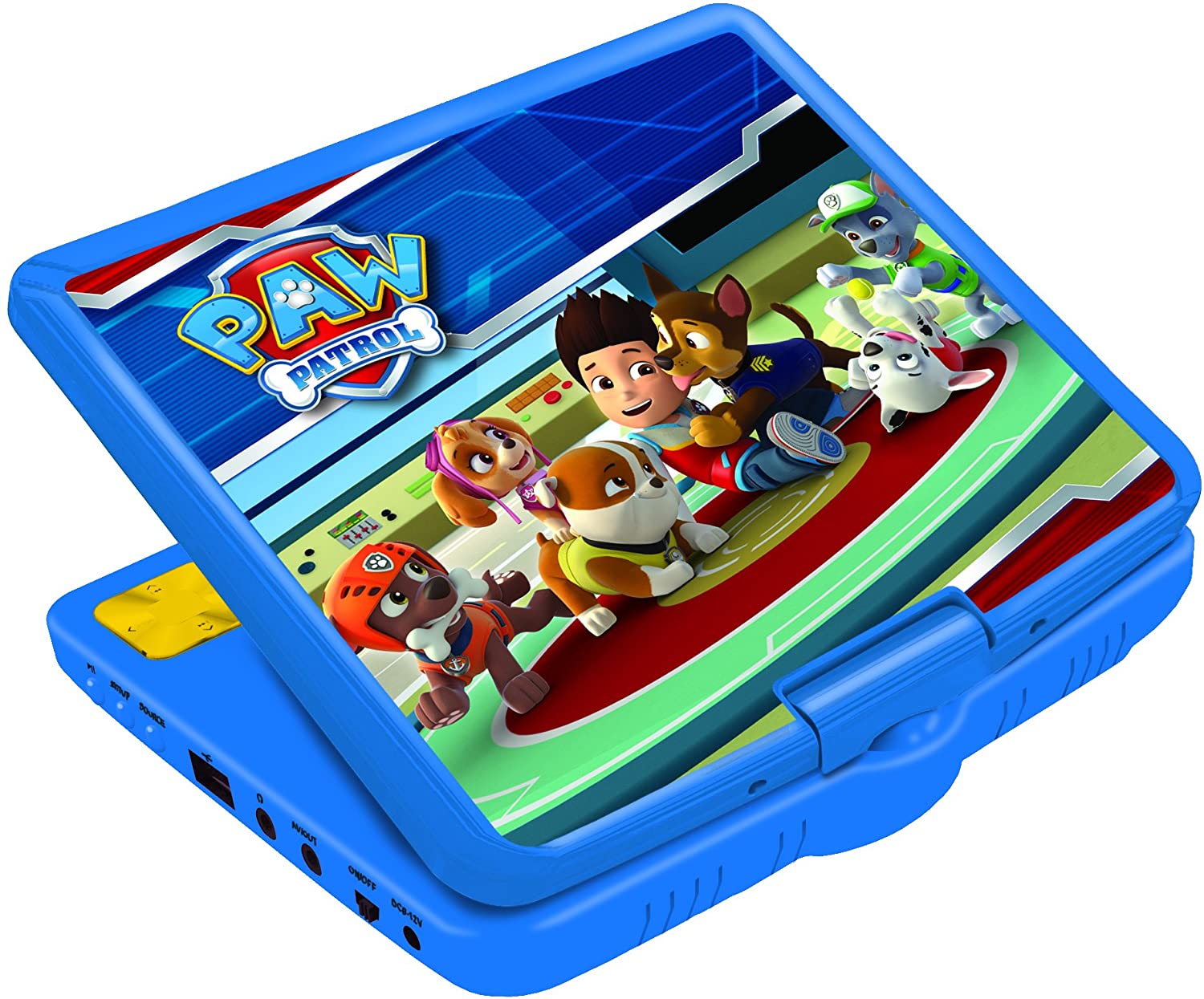 Lexibook, Paw Patrol, Portable DVD player, 7” rotating screen for Children Remote control, Car charger, USB port - Image 3
