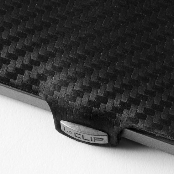 I-CLIP Original Silver Carbon Black, Credit Card Holder, Wallet, Money Clip - Image 3