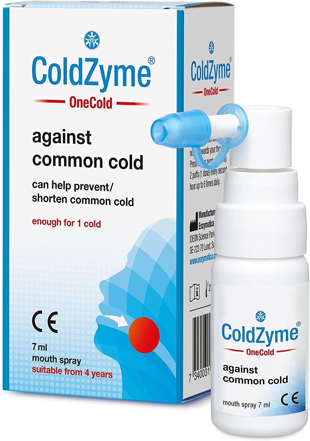 ColdZyme Mouth & Throat Spray, 7 ml (Pack of 1) - Image 3