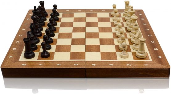 Beautiful MAGNETIC Wooden Chess Set, Chess Game with Magnetized Figures, Handcrafted Classic Game… (Tournament No.3 35cm) - Image 4
