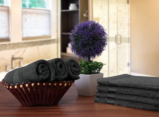 Utopia Towels - 12 Luxury Washcloths, 30 x 30 cm, White - 700 GSM 100% Cotton Premium Quality Flannel Face Cloths, Highly Absorbent and Soft Feel Fingertip Towels - Image 4