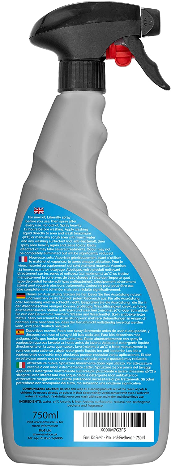 Envii Kit Fresh, Effective Sweat Odour Remover for Clothes & Sports Equipment - Image 2