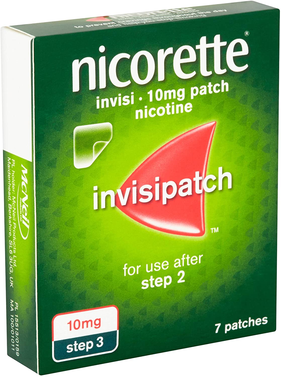 Nicorette InvisiPatch, Nicotine Patches Step 3, 10mg, 7 count, Effective and discreet Stop Smoking and Stop Vaping Aid - Image 2