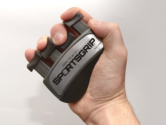SPORTSGRIP Hand and Finger Exerciser (Hard - 7lbs / 3.2kg) – Best Ergonomic Finger Strengthener to Improve Grip for All Sport Athletes - Image 3