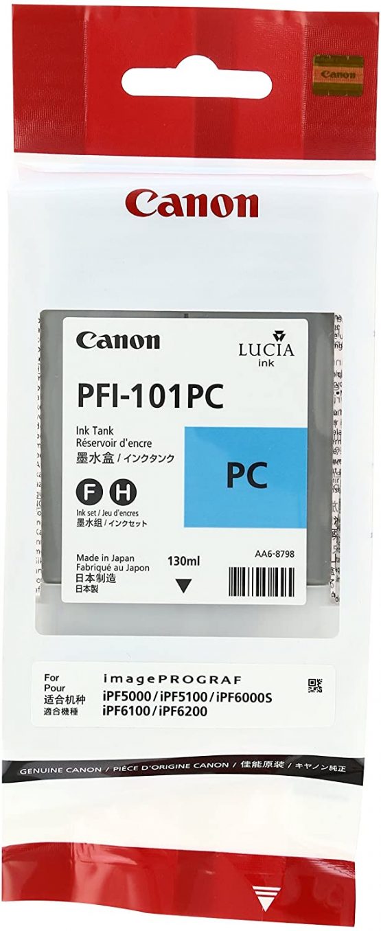 Canon LUCIA PFI-101 PC - Ink tank - 1 x pigmented photo cyan