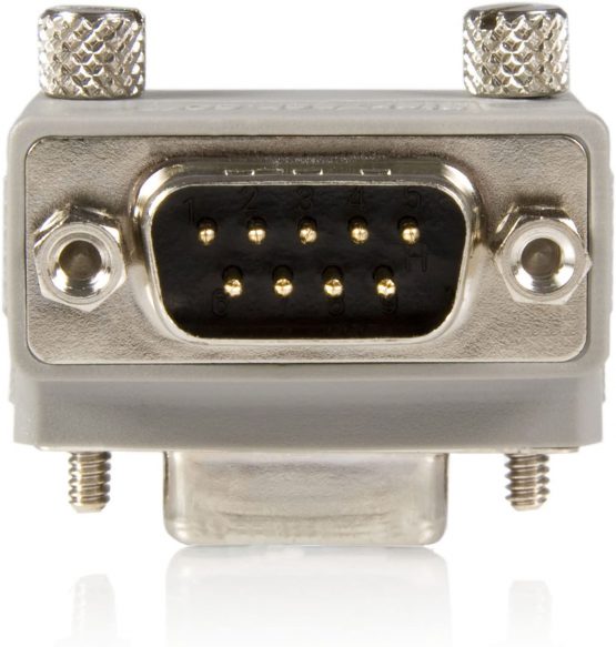 StarTech Right Angle DB9 to DB9 Serial Cable Adapter Type 1 - M/F, grey - Image 2