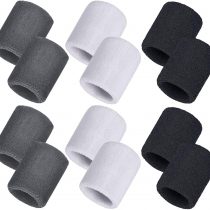 Bememo 12 Pack Sweatbands Sports Wristband Sweat Band for Men and Women, Good for Tennis, Basketball, Running, Gym, Working Out