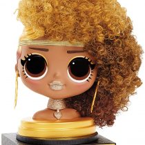 LOL Surprise OMG Styling Head with Stick-on Hair for Endless Styles - 30 Surprises and Accessories - Royal Bee