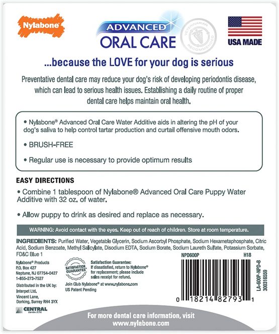 Nylabone Advanced Oral Care Dog Tartar Remover, 16 oz - Image 2