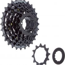 SHIMANO Unisex's CS-HG20 Cassette, Brown/Black, 7 Speed