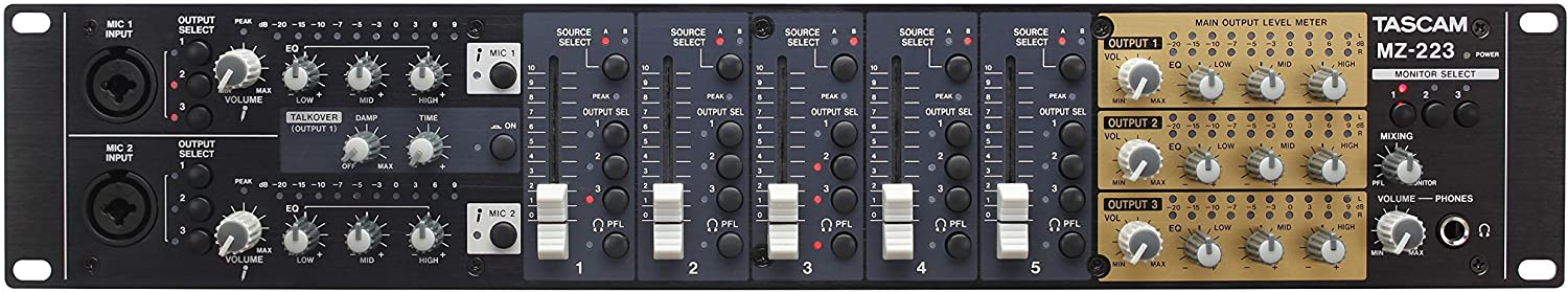 Tascam Mz-372 Installation Mixer, Black