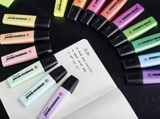 Highlighter - STABILO BOSS ORIGINAL Pastel Wallet of 8 Assorted Colours - Image 4