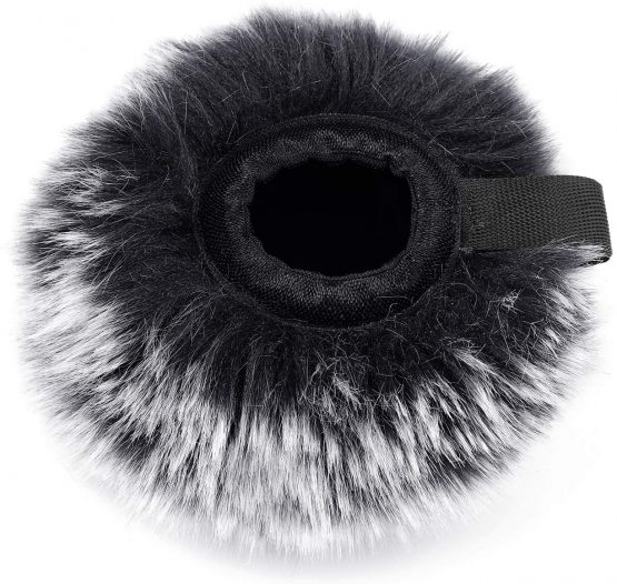 ChromLives Wind Muff Windscreen, Microphone Outdoor Furry Windscreen 2.5"X 40mm (L x D) Mic Windscreen Wind Cover Compatible with Zoom H1 Apogee Mic and More - Image 3