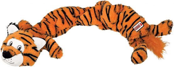 KONG Stretchezz Jumbo Tiger Dog Toy, X-Large - Image 2