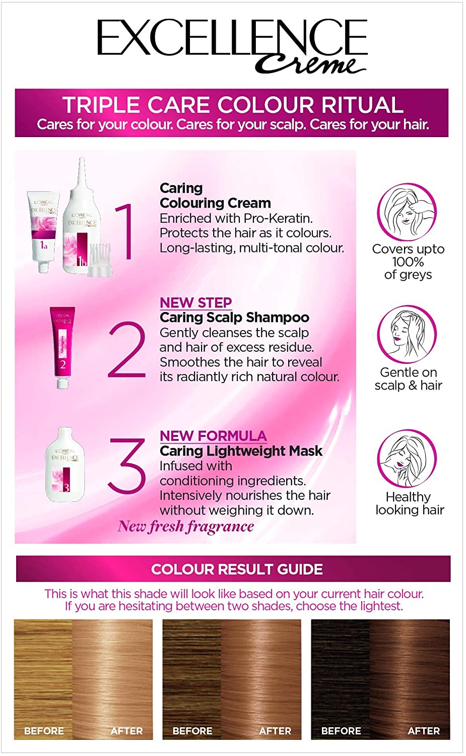 L'Oreal Excellence Creme Natural Ash Blonde 8.1 - Image 4