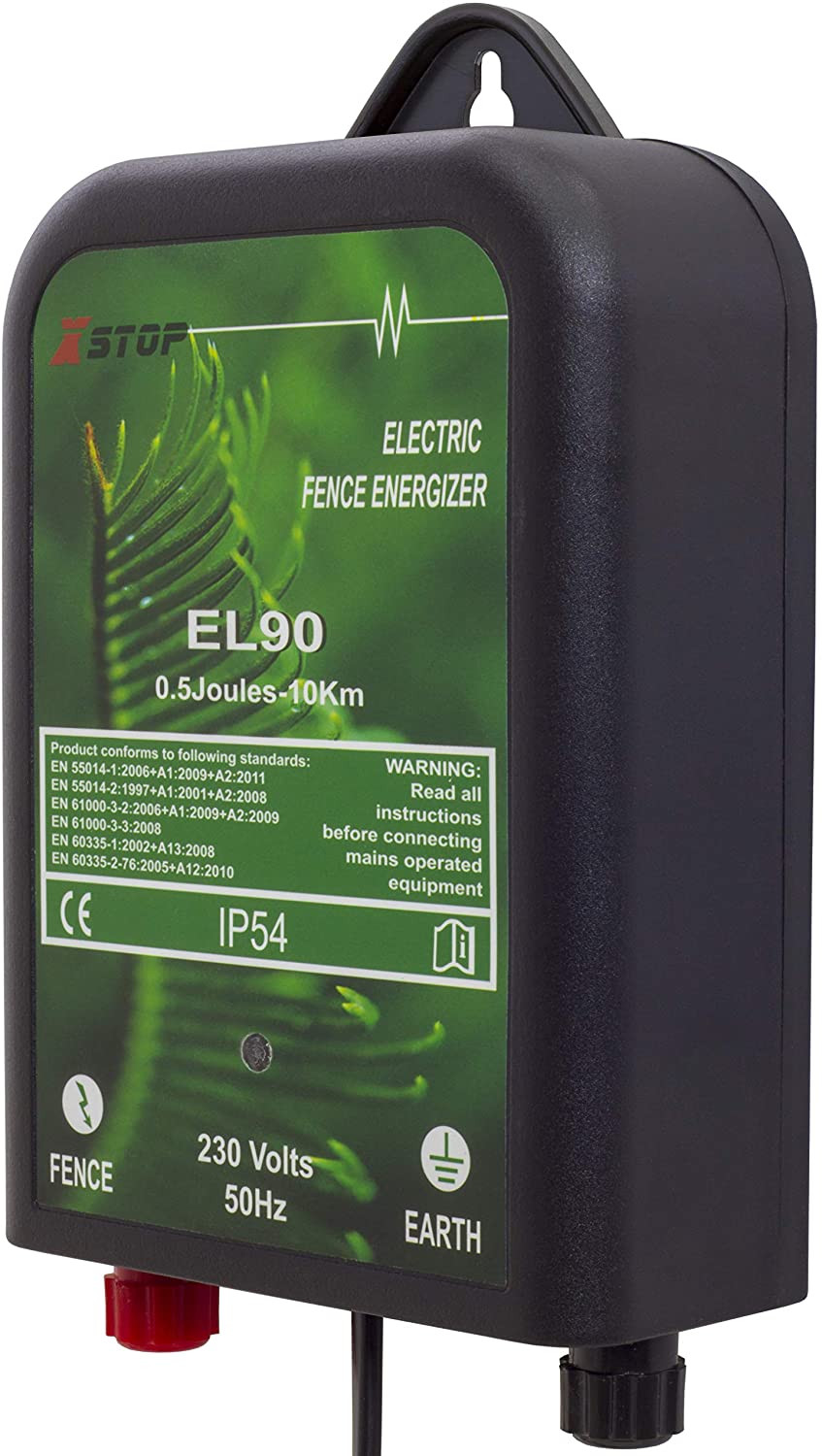 XSTOP 230v Mains Powered Electric Fence Energiser EL90 10Km Range, 0.5 Joule Output - Image 3
